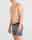 SAXX Boxershorts Vibe Xtra Soft Comfort Boxer Brief Fly dunkelgrau Herren - 1 Stück